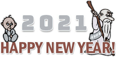 Dziecko witające nowy rok 2021